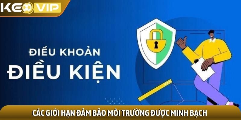 Các giới hạn đảm bảo môi trường được minh bạch